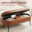 Banc de rangement de 43,7 po Mid-Century-129423036