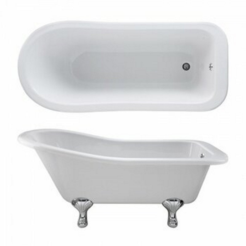 Brockley 1700mm x 730mm Soaking Acrylic Bathtub
