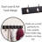 BirdRock Home Oval Hook Coat and Hat Rack - 6 Hooks Wall Mount Satin Nickel (Black)-769055548