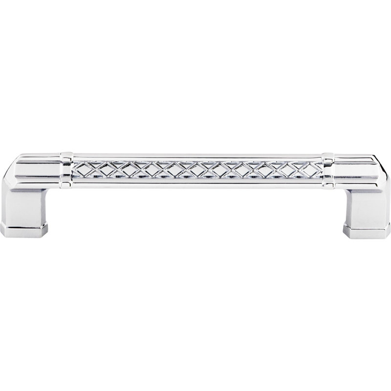 Tower Bridge 5" Center to Center Bar pull, Polished Chrome, 5" Center to Center