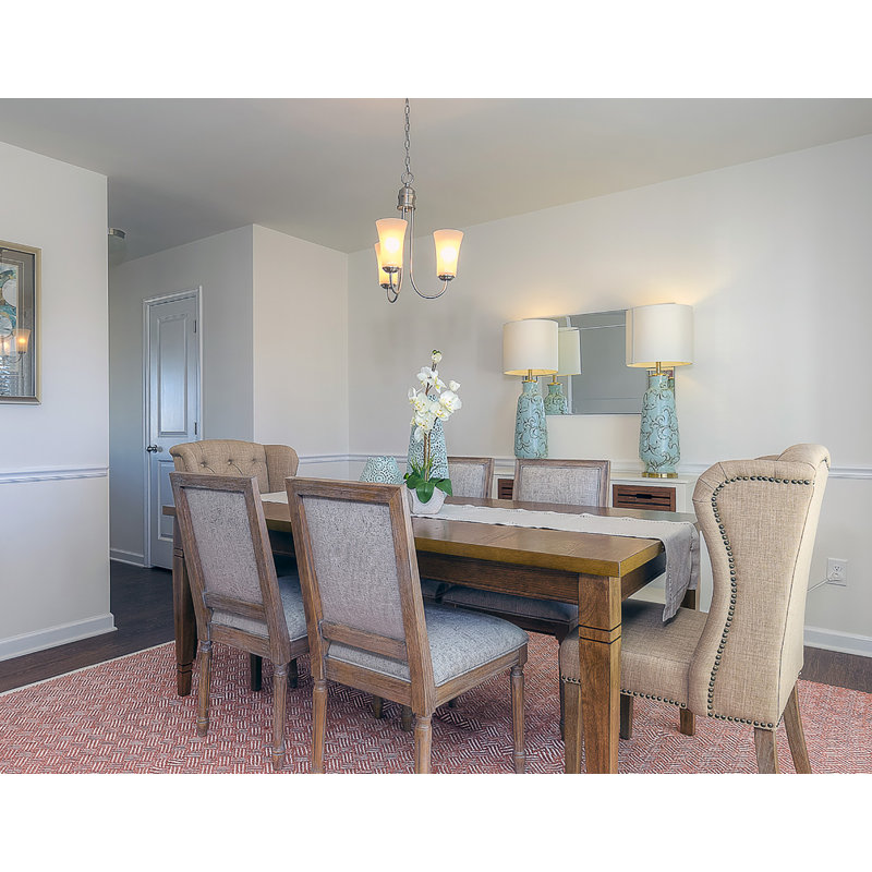 Ashunta 3 - Light Dimmable Classic / Traditional Chandelier, Satin Nickel