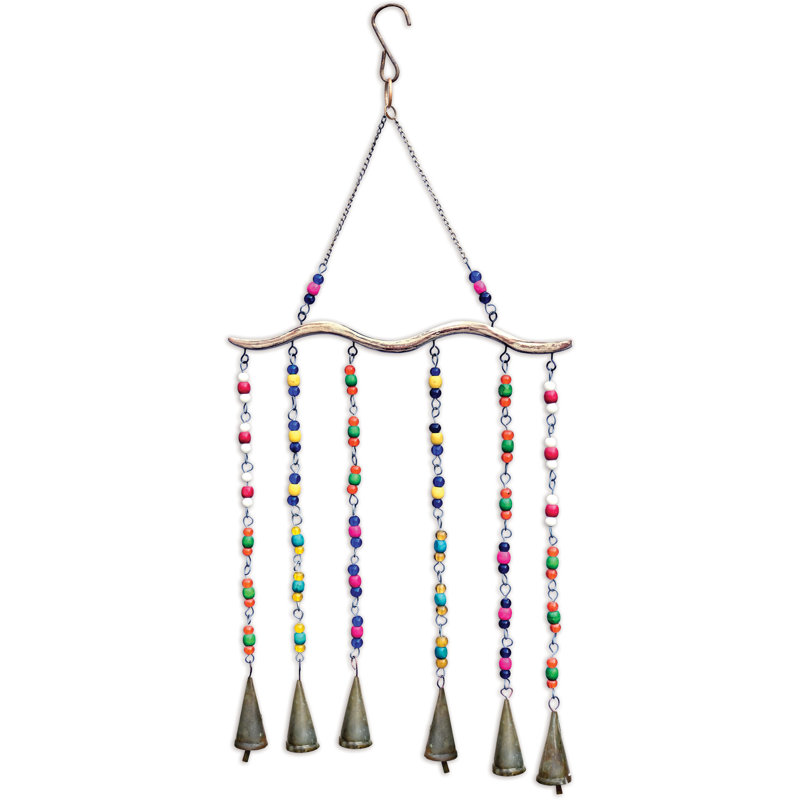 BoHo Wave Enam Bell, Patine, Argent argent