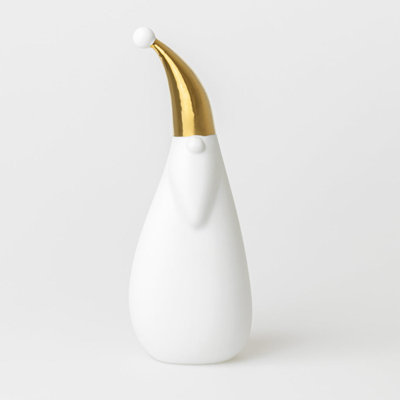 Porcelaine Stories Santa Gnome avec chapeau - Nick