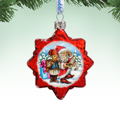 Keepsake 3'' Handmade Glass Holiday Shaped Ornament