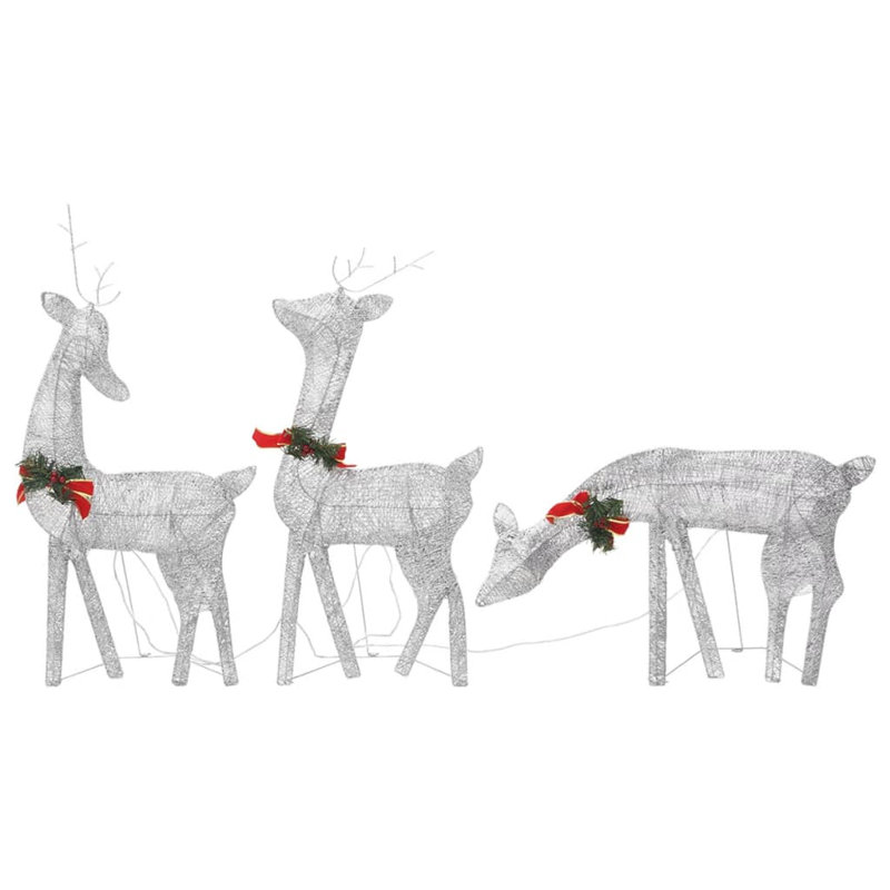 Ensemble de 6 décorations extérieures en tissu de Noël