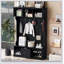 57'' Hall Tree with 6 Hooks, Coat Hanger, Entryway Bench, 3-in-1 Design, Spacious Drawer for Organized Living-721869453
