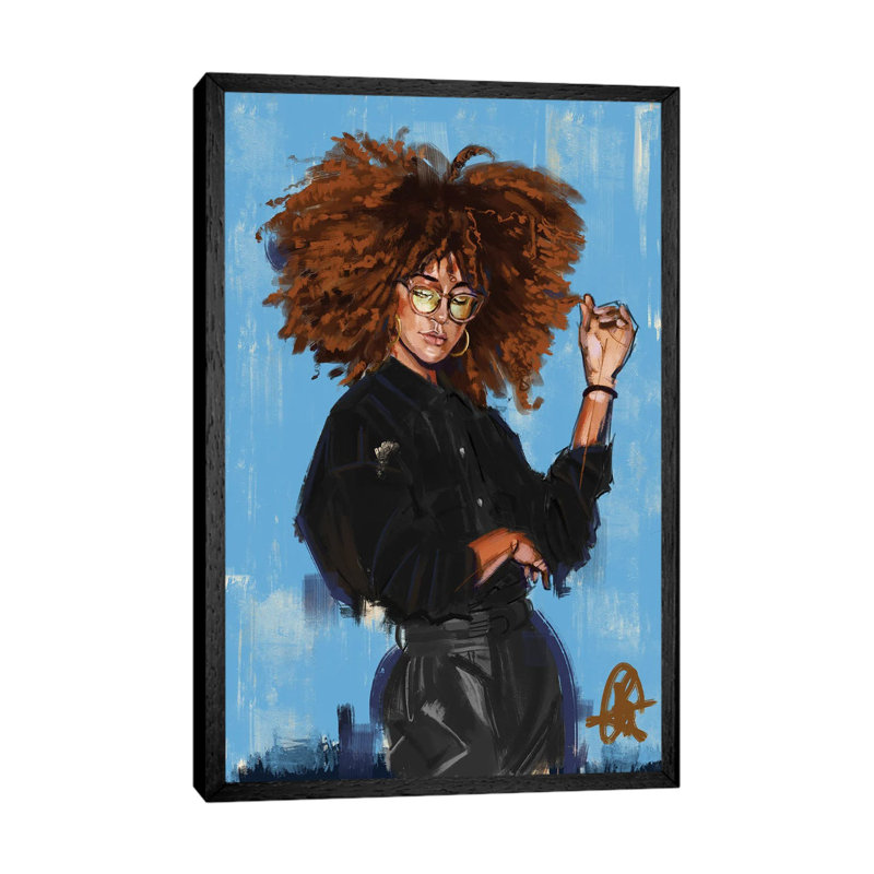 Montego Bae 1 Piece Painting on Canvas, 66.04 cm H x 45.72 cm W, Black Framed