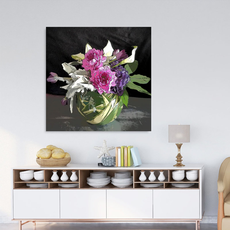 Impression sur toile tendue, H 20 po x l 20 po x P 1,5 po
