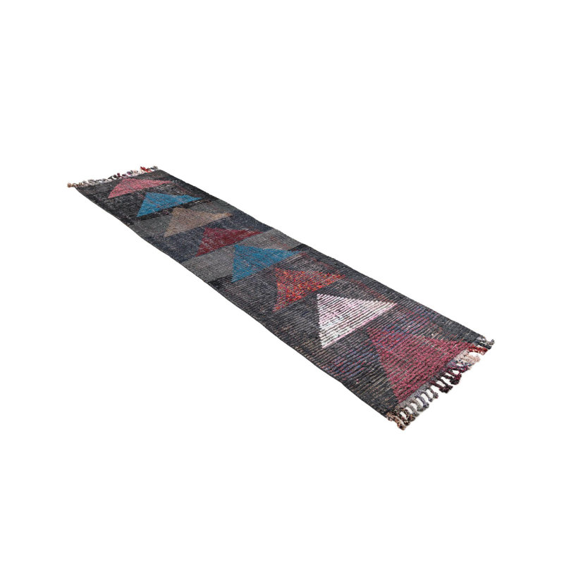 Runner Ottilie Black Rug