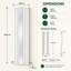  Vertical Designer Radiator-1045066431