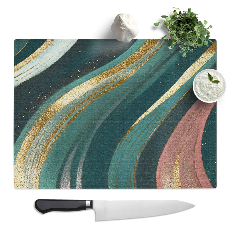 Glitter And Sparkle Vol.6  Glass Chopping Board