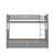 Gilba Kids Twin Over Twin Bunk Bed-735422356