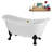 59" Streamline Clawfoot Tub,Tray,Drain, Clawfeet-101628974-102220278