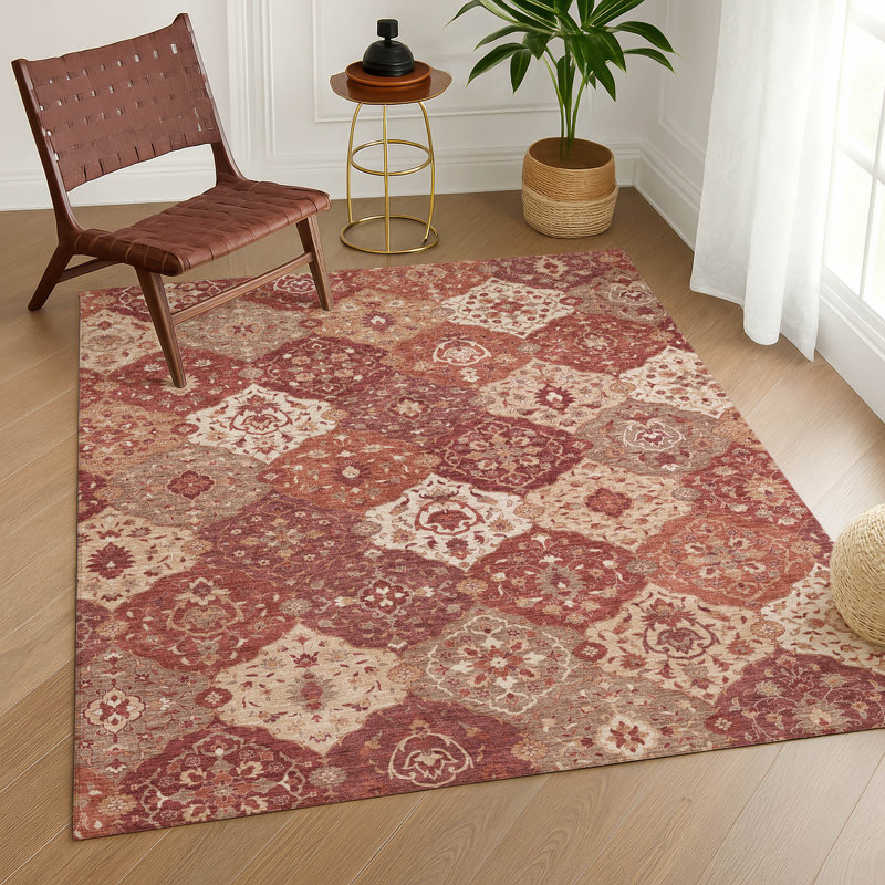 Tapis intérieur / extérieur lavable à la machine Matteson ACN2292, Rectangle 2 pi 6 po x 3 pi 10 po