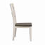 Ensemble de 2 chaises d'appoint avec dossier en échelle Florencia