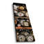 Horloge murale élégante en toile 11,8 po x 35,4 po | Toile 100% suède avec cadre 100% bois (épaisseur: 1,2 po) | Décoration élégante pour le salon, la chambre à coucher et le bureau, design intemporel