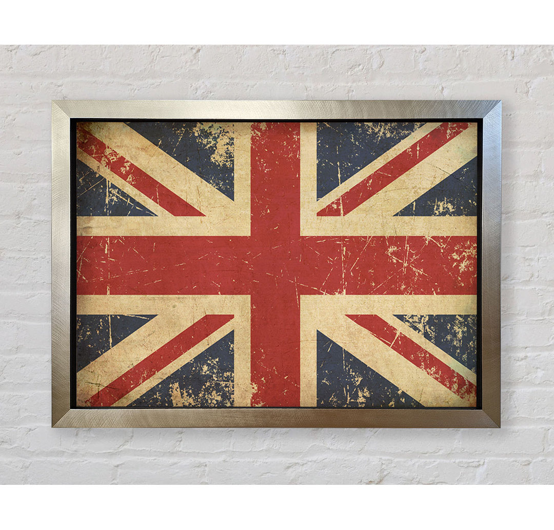 Grunge Union Jack Erosion - Druck