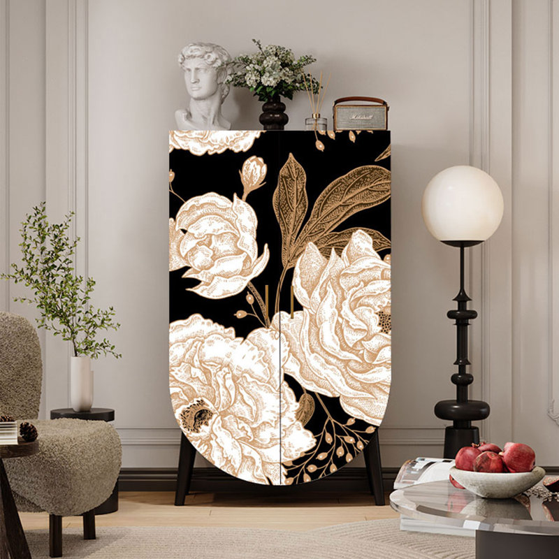 New Chinese-style retro wardrobe