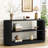 Multi-Functional Entryway Console Table Hallway Table Sofa Table with Open Shelf-127153486
