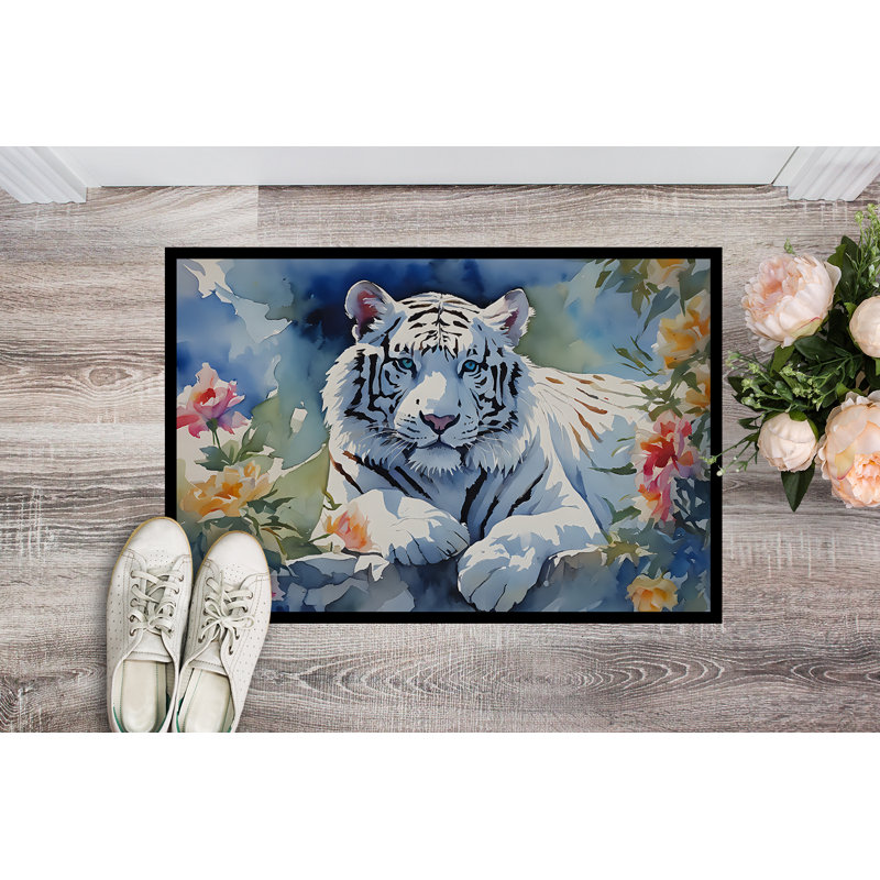 Liudgardas Non-Slip Doormat, L 18 po x L 27 po