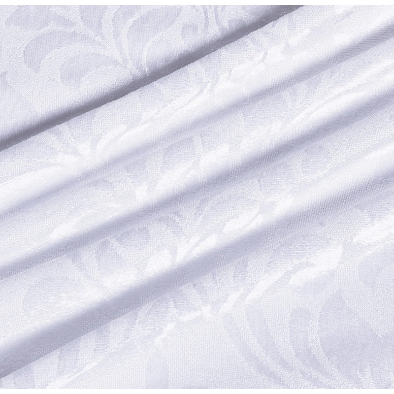 Velvet Duvet Cover, King Duvet Cover + 2 Standard Pillowcases, White