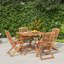Salamanca 4 - Person Acacia Wood Patio Dining Set with Square Table