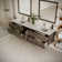 Fresca Formosa 84" Wall Mount Floating Double Sink Modern Bathroom Vanity Set with Top and Sinks - Faucets Not Included