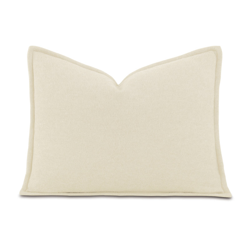 Brera Cotton Pillow Sham, Ivory, Standard