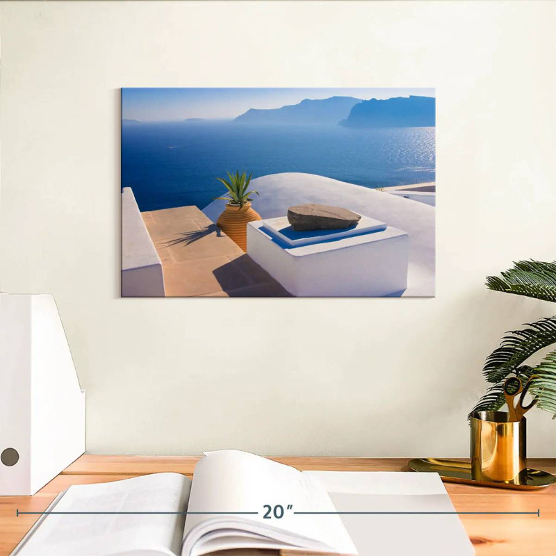 Vanna Santorini Seascape, H 8 po x l 12 po