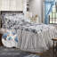 Couvre-lit réversible en coton à motif floral Annie-34344887-34232161