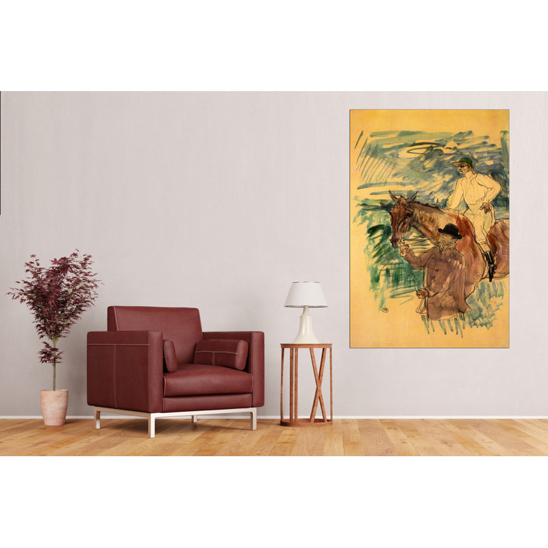 Henri De Toulouse-Lautrec - Wrapped Canvas Painting, 135cm H x 90cm W x 1.8cm D