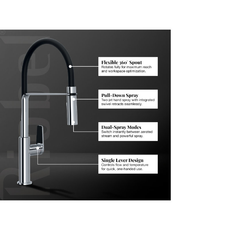 Mythic Kitchen Mixer, Chrome