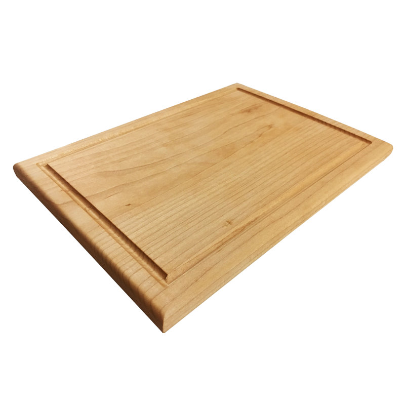 Planche à découper en bois d’érable avec rainure en jus best, Érable