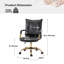 Gedrie Modern Faux Leather Swivel Office Chair-647542785-607770265