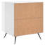 Hilaire 40cm W Iron Bedside Table-125113103-91686531