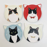 Ceramic 4 Piece Coaster Set