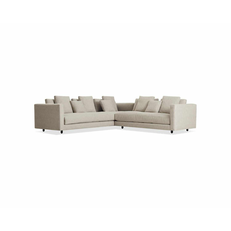 Hands Down Sectional, Right Hand Facing, Tofte Navy, Tofte Navy Polyester Blend