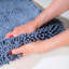 Tapis de coton blue area Nardone