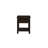 Dheeraj Dark Brown Mdf End Table with Drawer