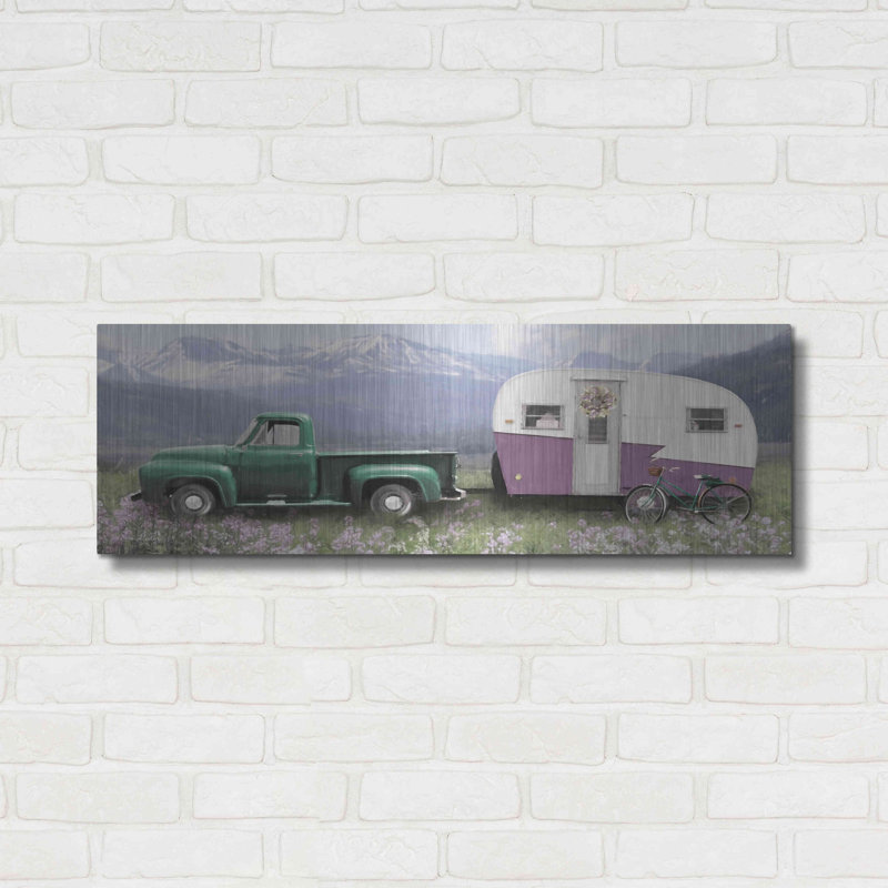 «Spring Spring With Bike» par Lori Deiter, H 12 po x l 36 po