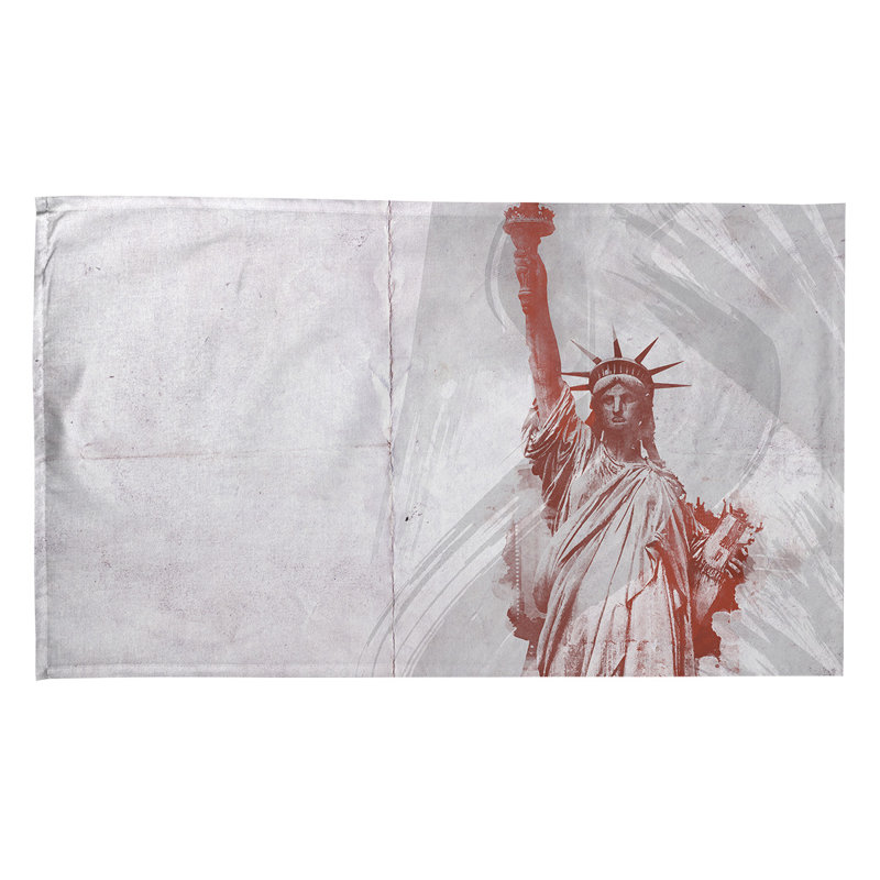 Tea Towel Kitchen Towel, Cotton Twill, Red