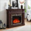 Fireplace Mantel, Traditional Cherry, 45.6W x 11.8D x 40H, Fireplace Not Included | Cherry | MDF