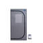 Portable Steam Grey Mini Plus - Spa personnel avec générateur et télécommande. Chaise pliable. Installation facile. Chauffage rapide. Ul accrédité. Tissu. 360 degrés. Element. Améliore la douceur de la peau