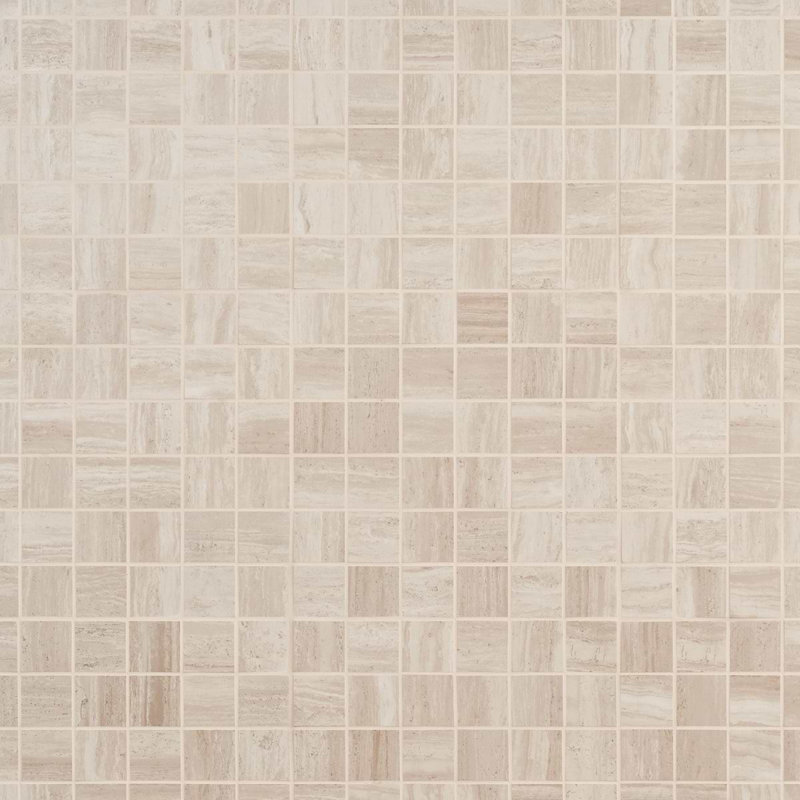 Nashville Beige 2X2 Matte Porcelain Mosaic Tile, Beige Matte