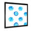 Pois bleu clair - peinture sur toile-67438699-67438700