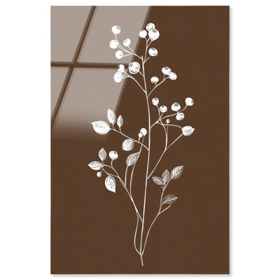 «Berry Branch III», reproduction d'art rustique à motif acrylique par Art Remedy, prête à être suspendue, 16 x 24