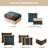 Phoebe Multi-colored Microfiber Modern & Contemporary 8 Piece Comforter Set-1608552008