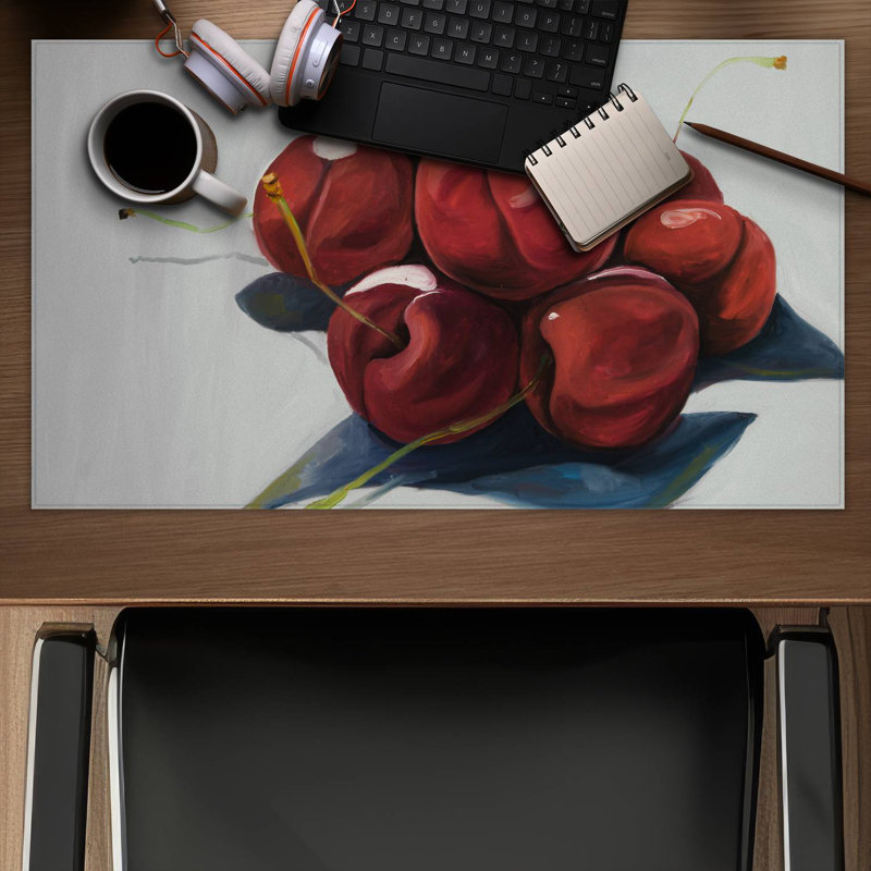 Pile of cherries - 14.00"x24.25" Desk mat