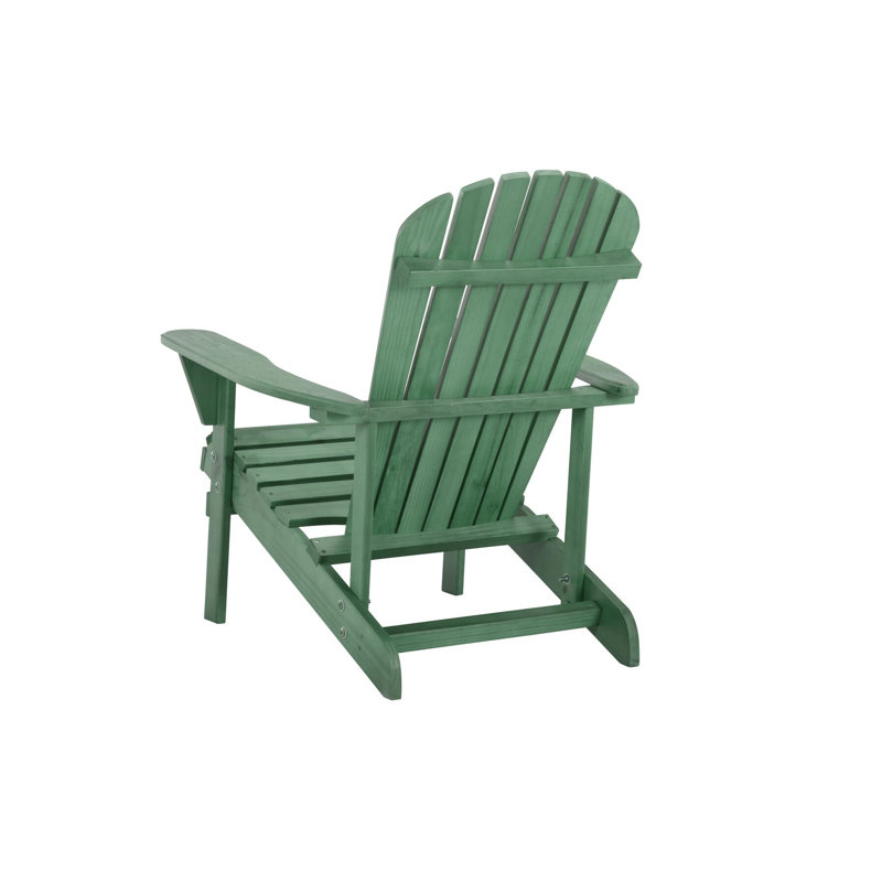 Artiana Pine Outdoor Adirondack Chair, Sea Green