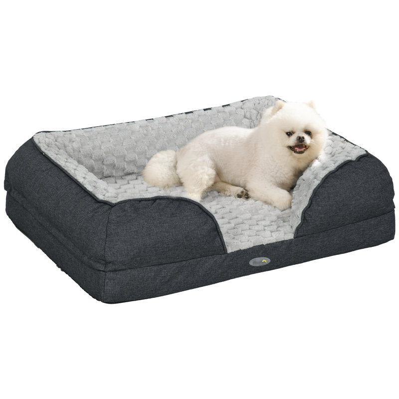 Polyester Pet Bed, 18cm H x 70cm W x 50cm D, Grey